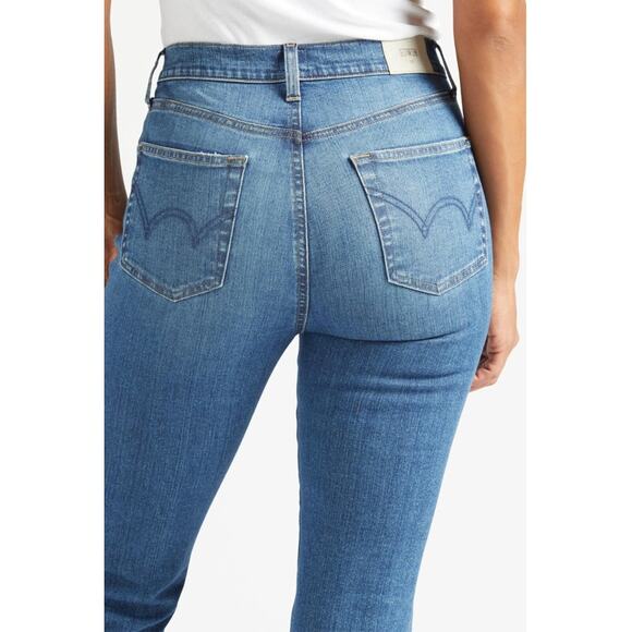 EDWIN Bree Straight Leg Denim Jean // 00 / 24 - Picture 5 of 14